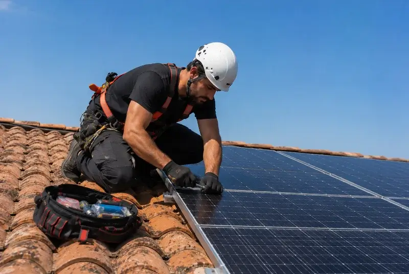 Maintenance et monitoring de panneaux solaires à Corbonod